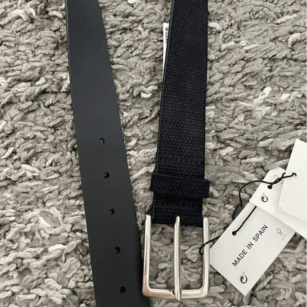 NWT Zara Embossed Men’s Leather Belt
